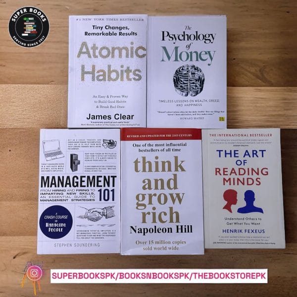 PACK OF 5 SELF-HELP/MOTIVATIONAL BOOKS