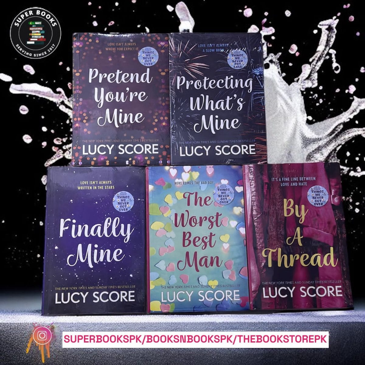 PACK OF 5 NOVELS BY LUCY SCORE - Image 1