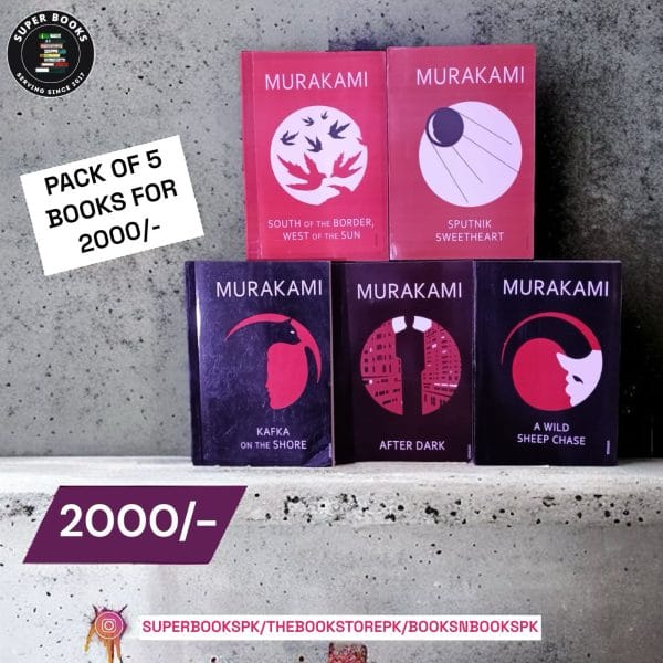 PACK OF 5 BOOKS BY MURAKAMI