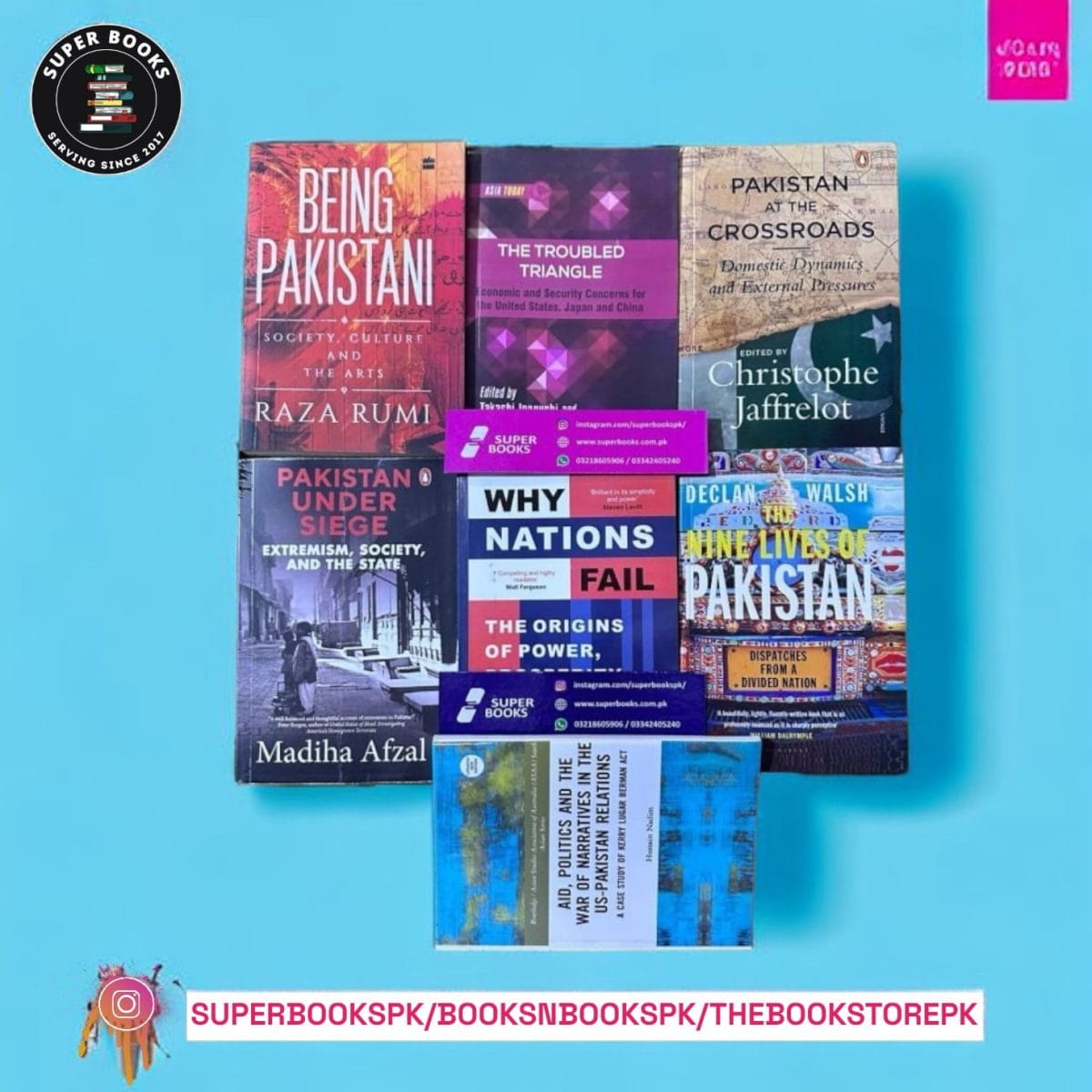 PACK OF 7 HISTORY BOOKS - Image 1
