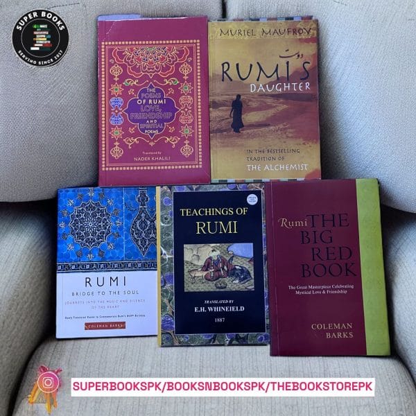 PACK OF 5 BOOKS BY RUMI