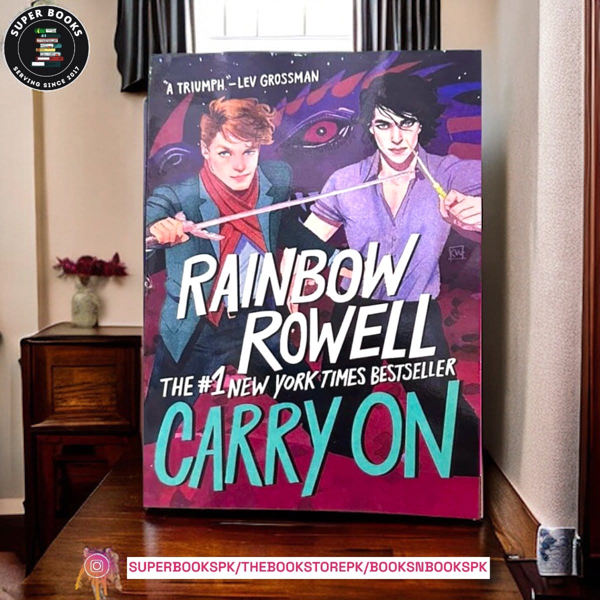 Photoroom_20240211_032029.jpeg Carry On by Rainbow Rowell - Image 1
