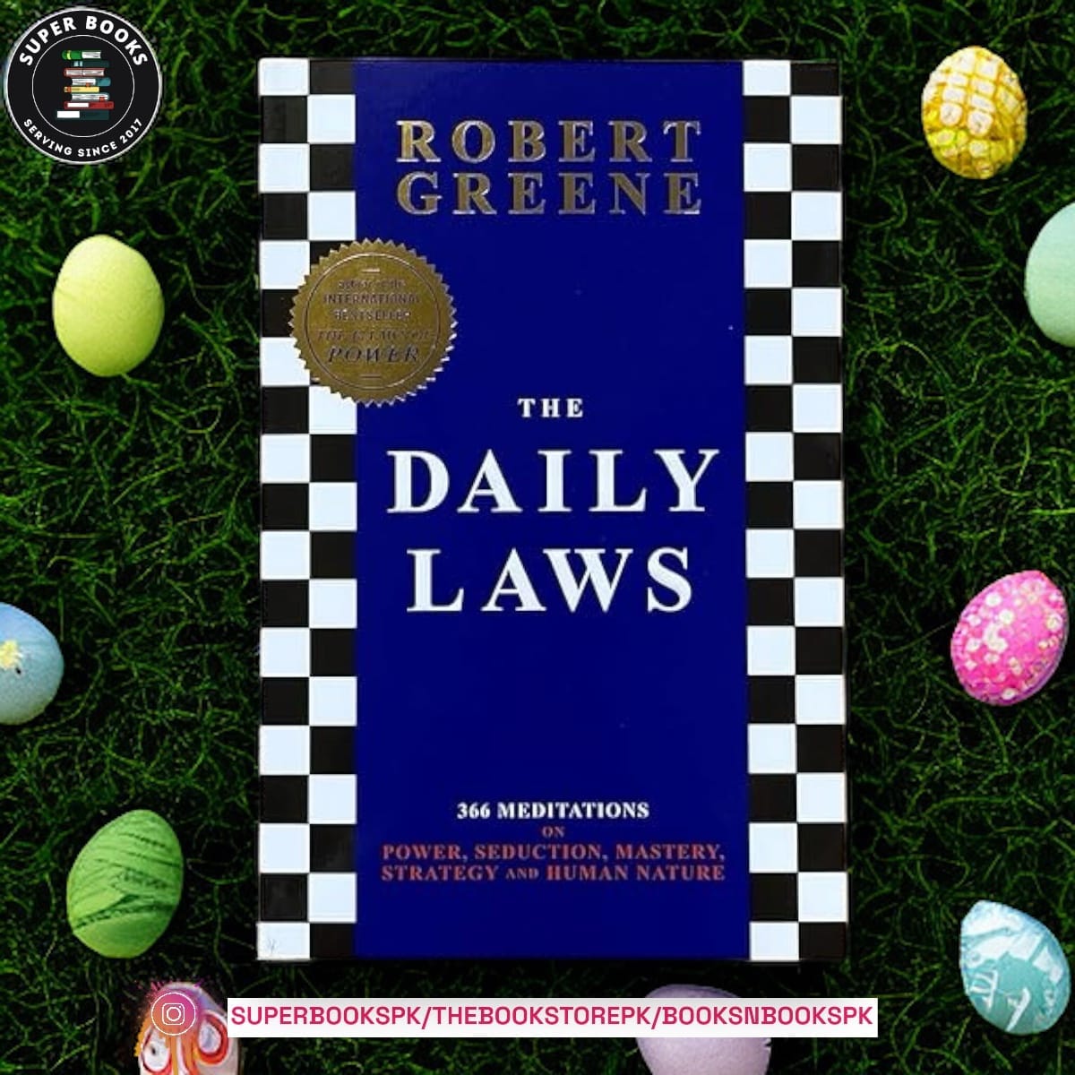 Photoroom_20240402_022431.jpeg The Daily Laws: 366 Meditations on Power, Seduction, Mastery, Strategy and Human Nature BY Robert Greene - Image 1