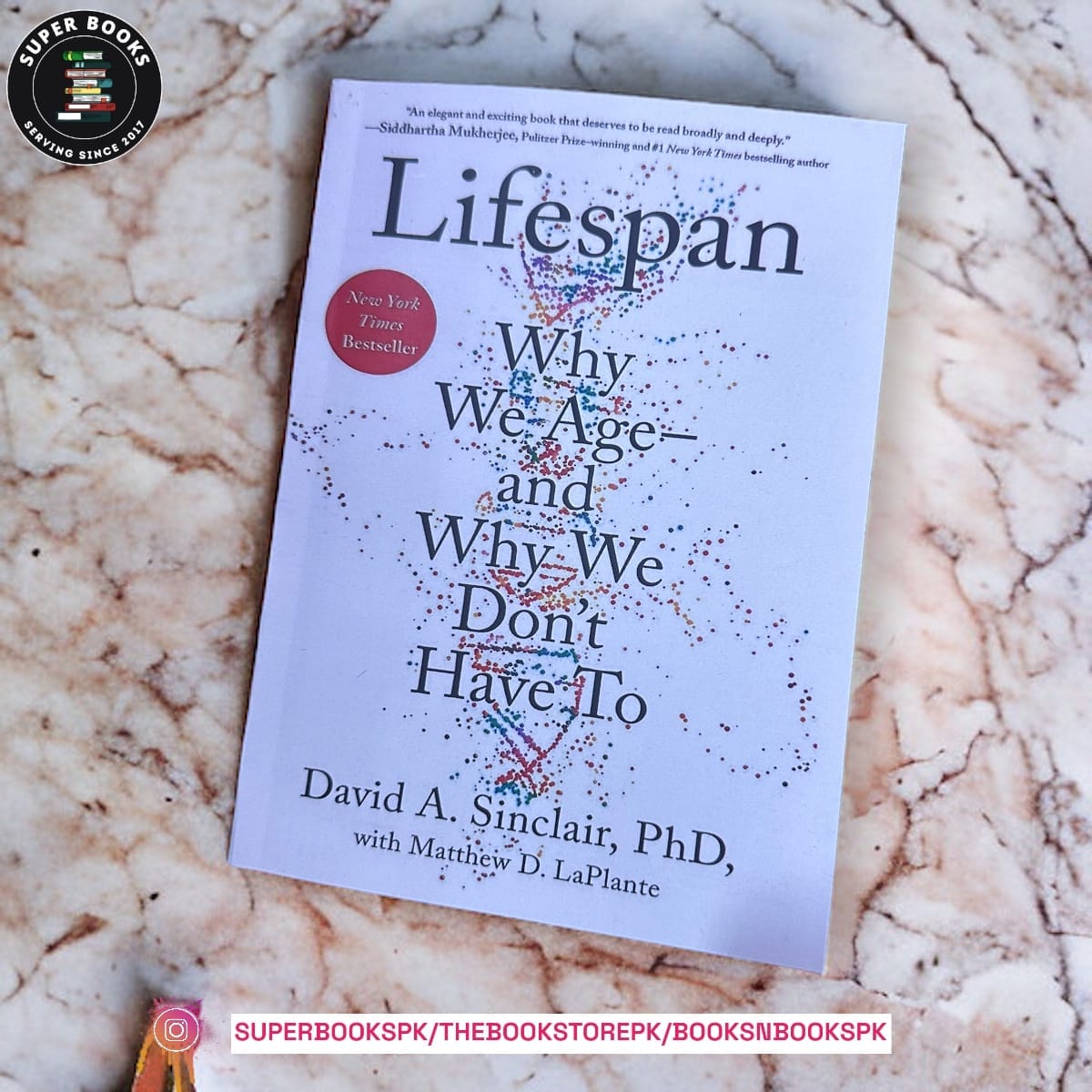 Photoroom_20240508_211417.jpeg Lifespan: Why We Age―and Why We Don't Have To by David A. Sinclair - Image 1