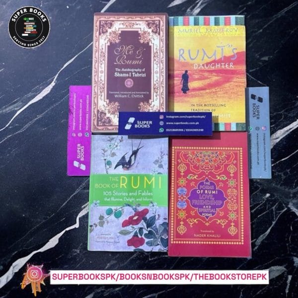 PACK OF 4 BOOKS BY RUMI