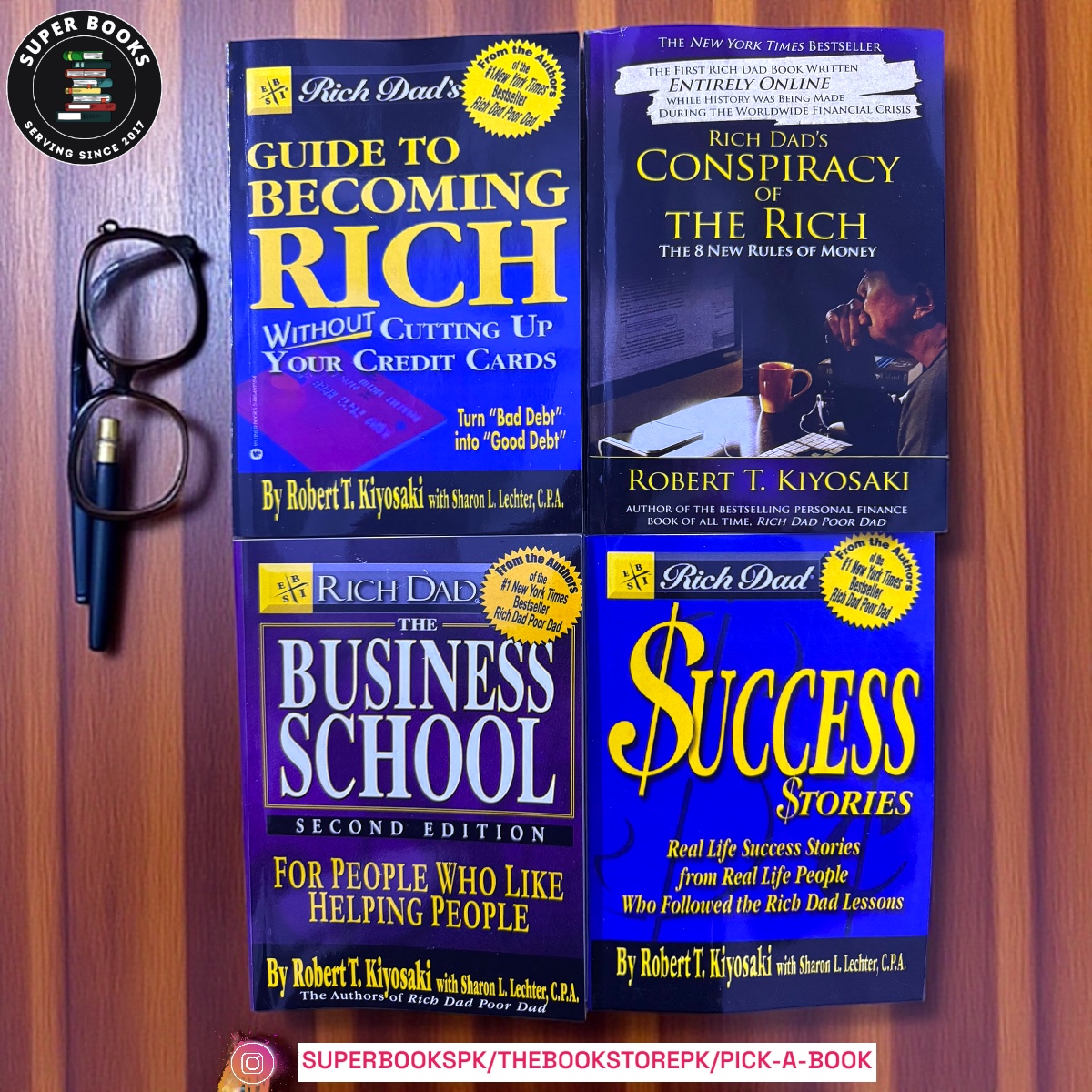 Rich Dad Bundle β 4 Books That Teach Wealth & Success