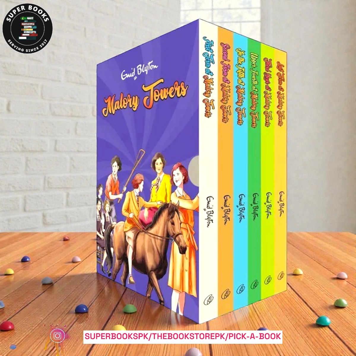 Malory Towers Series (Book 1 To 6 Box Set) by Enid Blyton