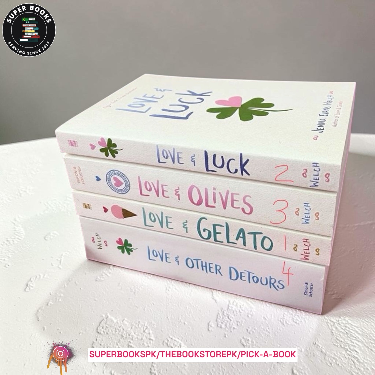 The Love & Gelato series by Jenna Evans Welch