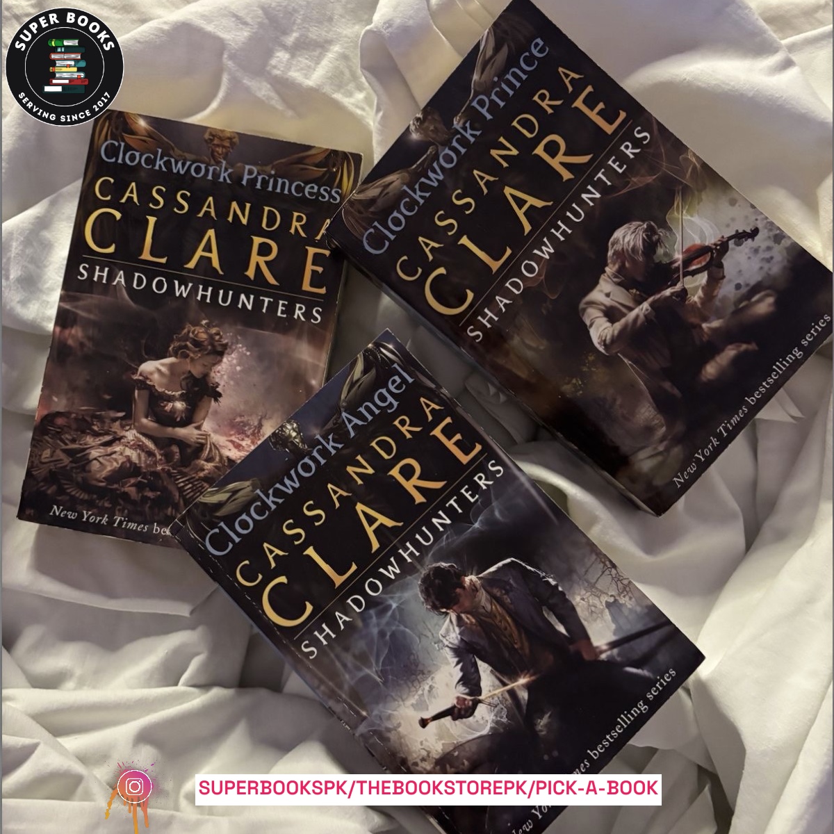 The Mortal Instruments series by Cassandra Clare